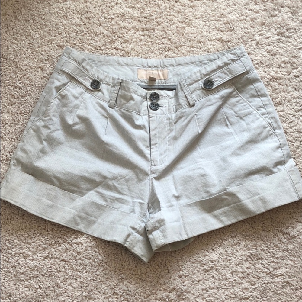 Banana Republic pinstripe shorts